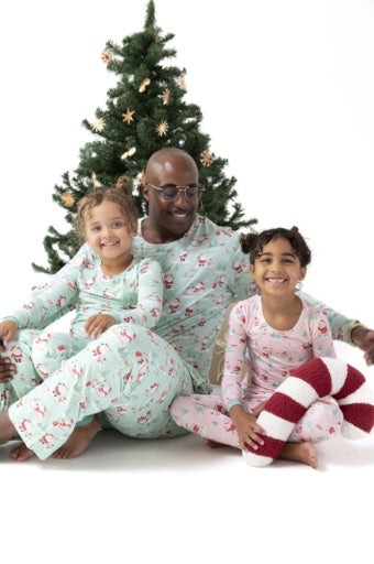 Golfing Mrs. Claus and Elves Long Sleeve Loungewear Set by Angel Dear