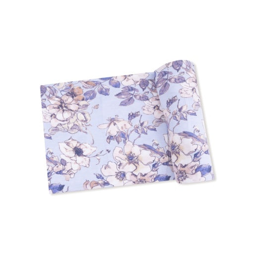 Angel Dear Woodrose Peri Swaddle Blanket