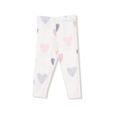 Angel Dear Hearts -French Terry Puffy Long Sleeve Oversized Sweatshirt + Legging