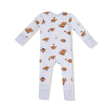 Angel Dear Footballs Playing Football 2-Way Zipper Romper