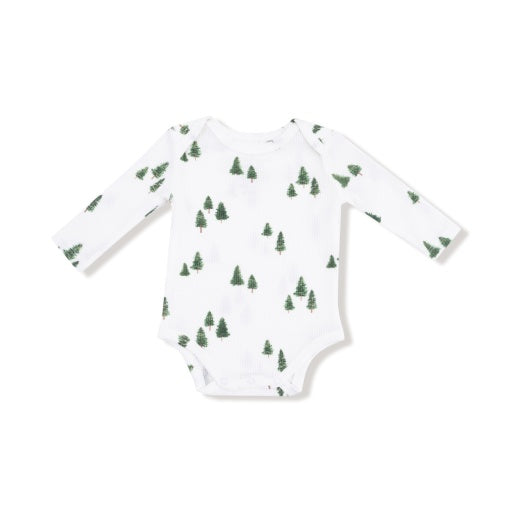 Tiny Forest Lap Shoulder Bodysuit by Angel Dear
