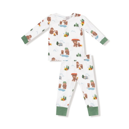 Angel Dear Bigfoot Camping Long Sleeve Loungewear Set