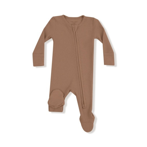 Angel Dear Basics Cinnamon Swirl 2-Way Zipper Footie