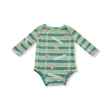 Angel Dear Football Field Glow in the Dark Lap Shoulder Bodysuit