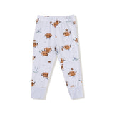 Angel Dear Footballs Playing Football Long Sleeve Loungewear Set