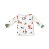 Angel Dear Bigfoot Camping Long Sleeve Loungewear Set