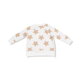 Angel Dear French Terry Stars Raglan Sweatshirt + Jogger Set