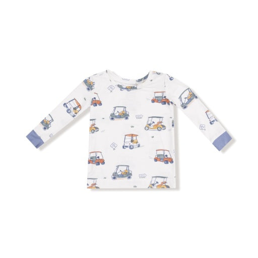 Angel Dear Zooming Golf Carts Long Sleeve Loungewear Set