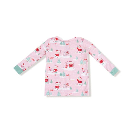 Golfing Mrs. Claus and Elves Long Sleeve Loungewear Set by Angel Dear