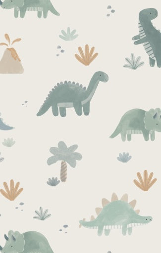 Angel Dear Soft Dinos French Terry- Green Raglan Sweatshirt + Jogger Set