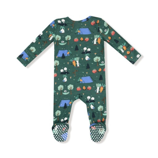 Camping Veggies 2-Way Zipper Footie by Angel Dear