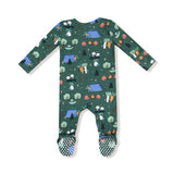 Camping Veggies 2-Way Zipper Footie by Angel Dear
