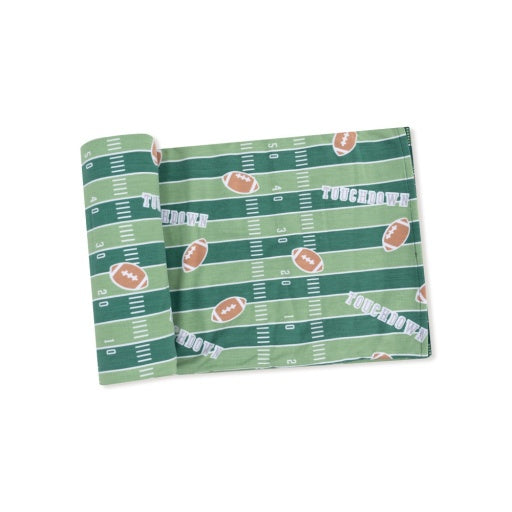 Angel Dear Football Field Glow in the Dark Swaddle Blanket