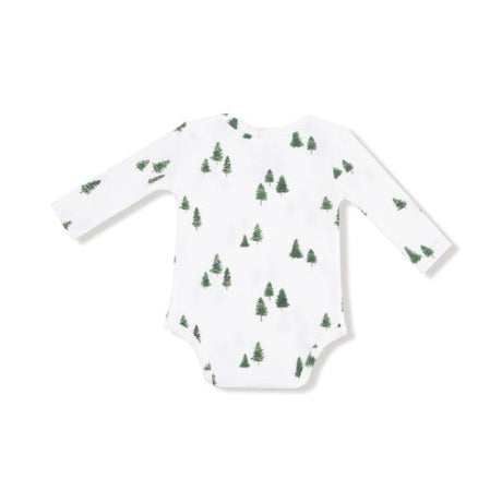 Tiny Forest Lap Shoulder Bodysuit by Angel Dear