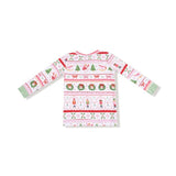 Sugar Plum Fairy Nutcracker Fair Isle Pink L/S Loungewear Set by Angel Dear