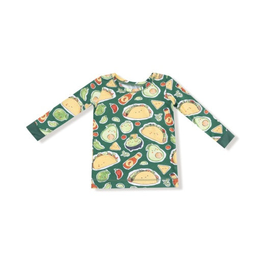 Angel Dear Happy Tacos Long Sleeve Loungewear Set