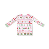 Sugar Plum Fairy Nutcracker Fair Isle Pink L/S Loungewear Set by Angel Dear