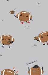 Angel Dear Footballs Playing Football Lap Shoulder Bodysuit