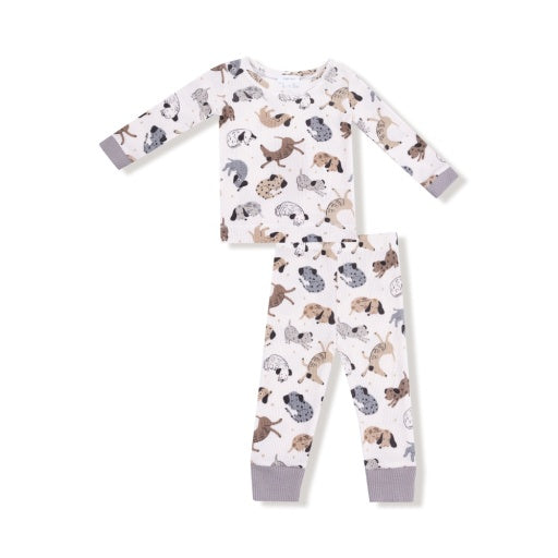 Cozy Pups Long Sleeve Loungewear Set by Angel Dear