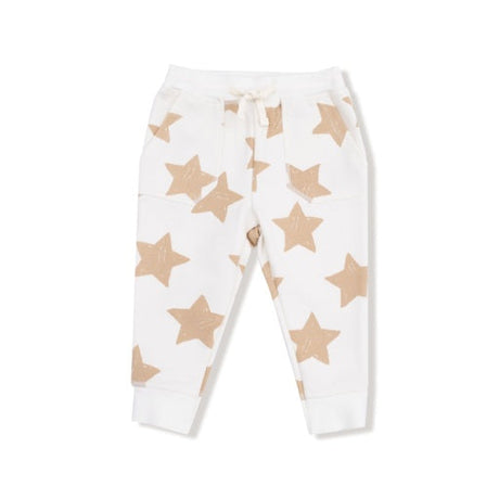 Angel Dear French Terry Stars Raglan Sweatshirt + Jogger Set