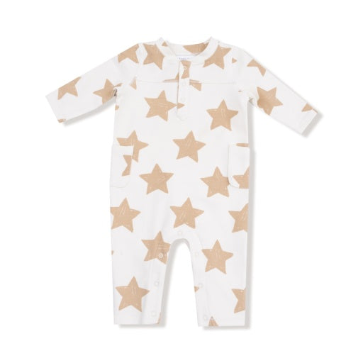 Angel Dear French Terry Stars Uni Romper