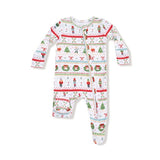 Angel Dear Nutcracker Fair Isle  2-Way Zipper Footie