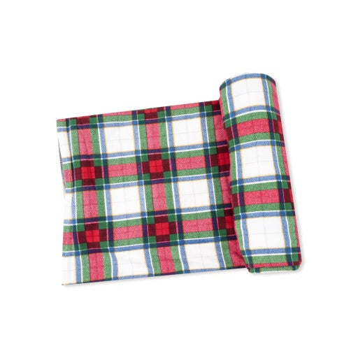 Angel Dear Holiday Plaid Swaddle Blanket