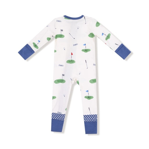 Angel Dear All Fore Golf  2-Way Zipper Romper