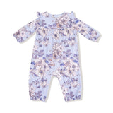 Angel Dear Woodrose Peri Ruffle Sleeve Romper