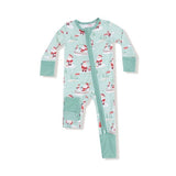 Angel Dear Golfing Santa and Elves 2-Way Zipper Romper