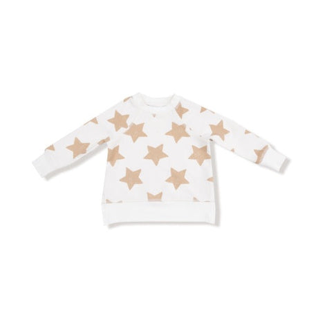 Angel Dear French Terry Stars Raglan Sweatshirt + Jogger Set