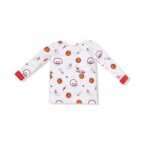 Angel Dear Basketball Uni- Long Sleeve Loungewear Set