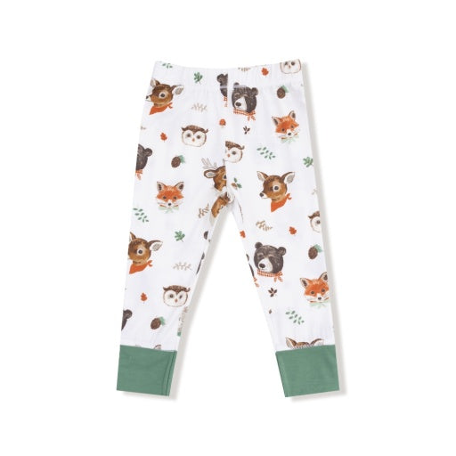 Angel Dear Woodland Animal Faces Long Sleeve Loungewear Set