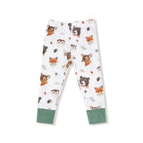 Angel Dear Woodland Animal Faces Long Sleeve Loungewear Set