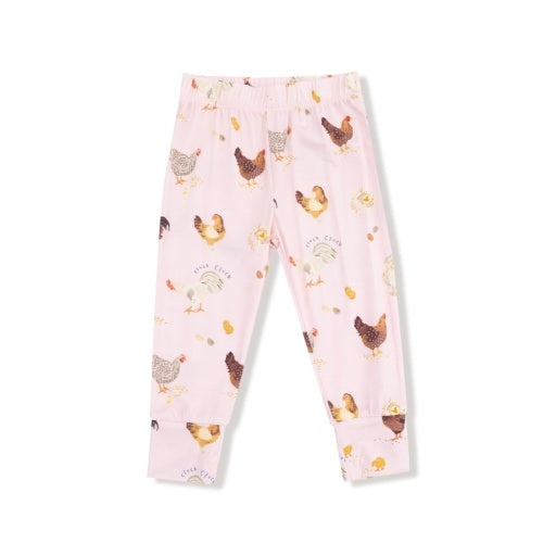 Collector Chickens Pink L/S Loungewear Set by Angel Dear