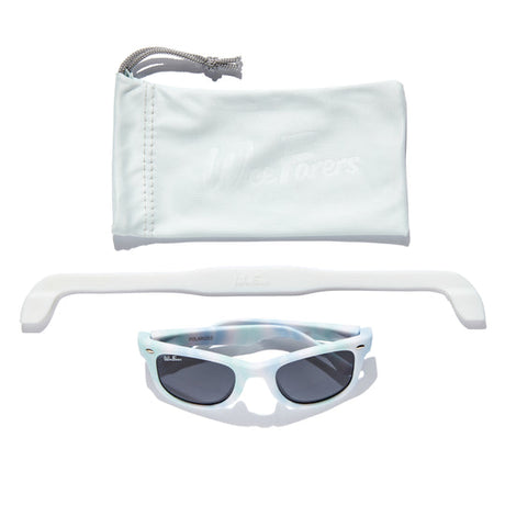 Polarized WeeFarers- Tie Dye Green Blue by WeeStyle co.