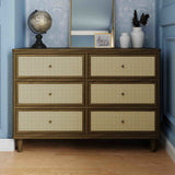 Namesake Marin with Cane 6-Drawer Dresser