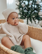 Sherpa Snap Booties Olive by Robeez