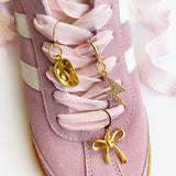 Pink Ribbon Sneaker Charm Set by Leo + Lee