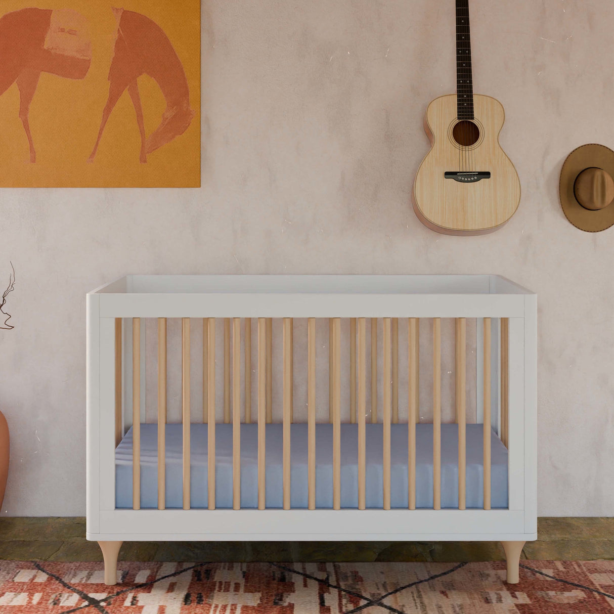 Babyletto Lolly 3-in-1 Convertible Crib with Toddler Bed Conversion Kit