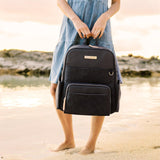 Sync Backpack in Carbon Cable Stitch by Petunia Pickle Bottom