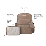 Sync Backpack in Mink by Petunia Pickle Bottom