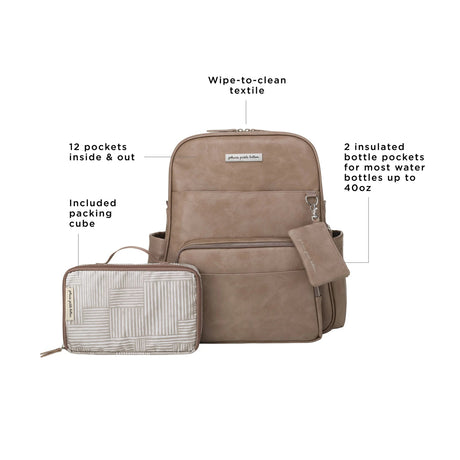 Sync Backpack in Mink by Petunia Pickle Bottom