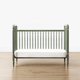 Namesake Liberty 3-in-1 Convertible Spindle Crib with Toddler Bed Conversion Kit
