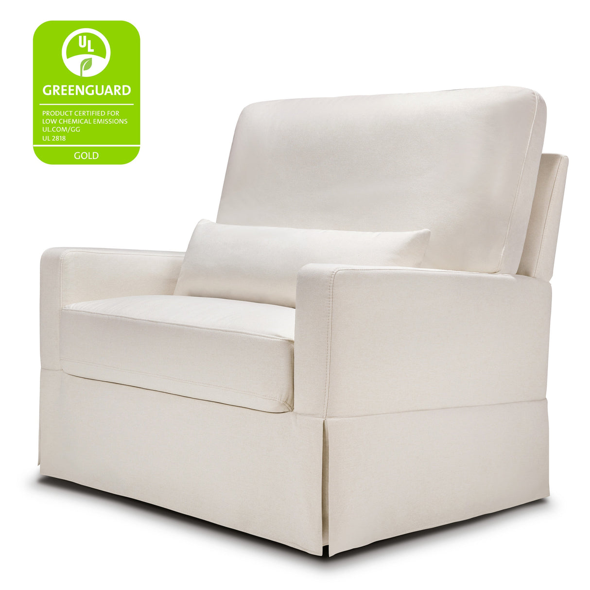 Namesake Crawford Pillowback Chair and a Half Comfort Swivel Glider