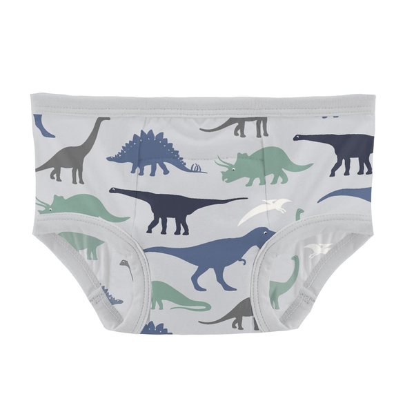 Training Pants- Dove Dino Museum by Kickee Pants