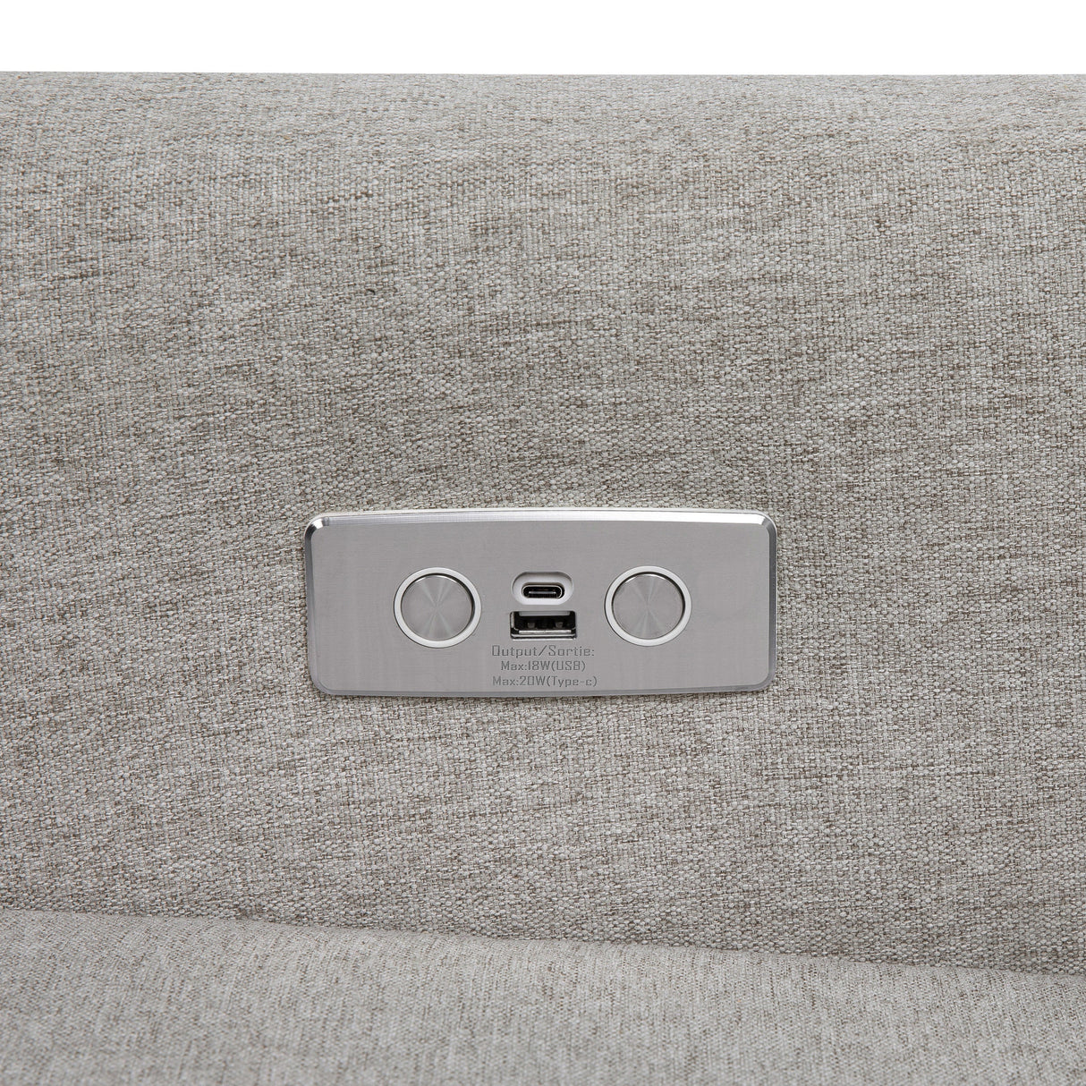 Babyletto Kiwi Electronic Recliner and Swivel Glider with USB port