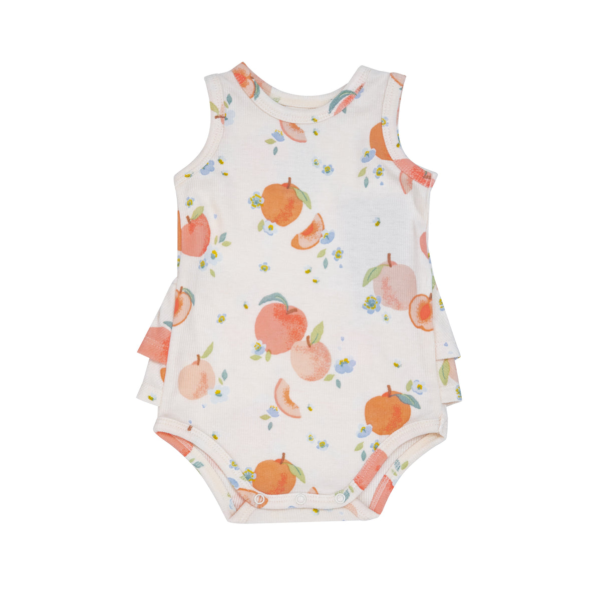 Ruffle Tank Bubble - Spring Peaches by Angel Dear