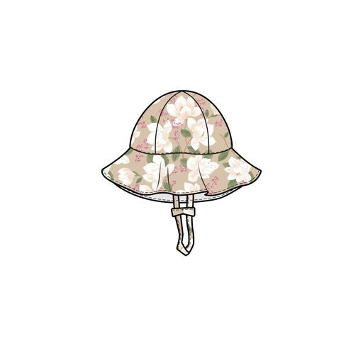 Sun Hat - Magnolias by Angel Dear