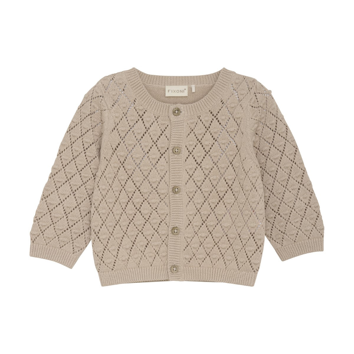 Knit Cardigan - Doeskin by Fixoni